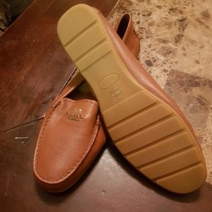 Coach Brown Leather shoes, NWOT  SIZE 10B